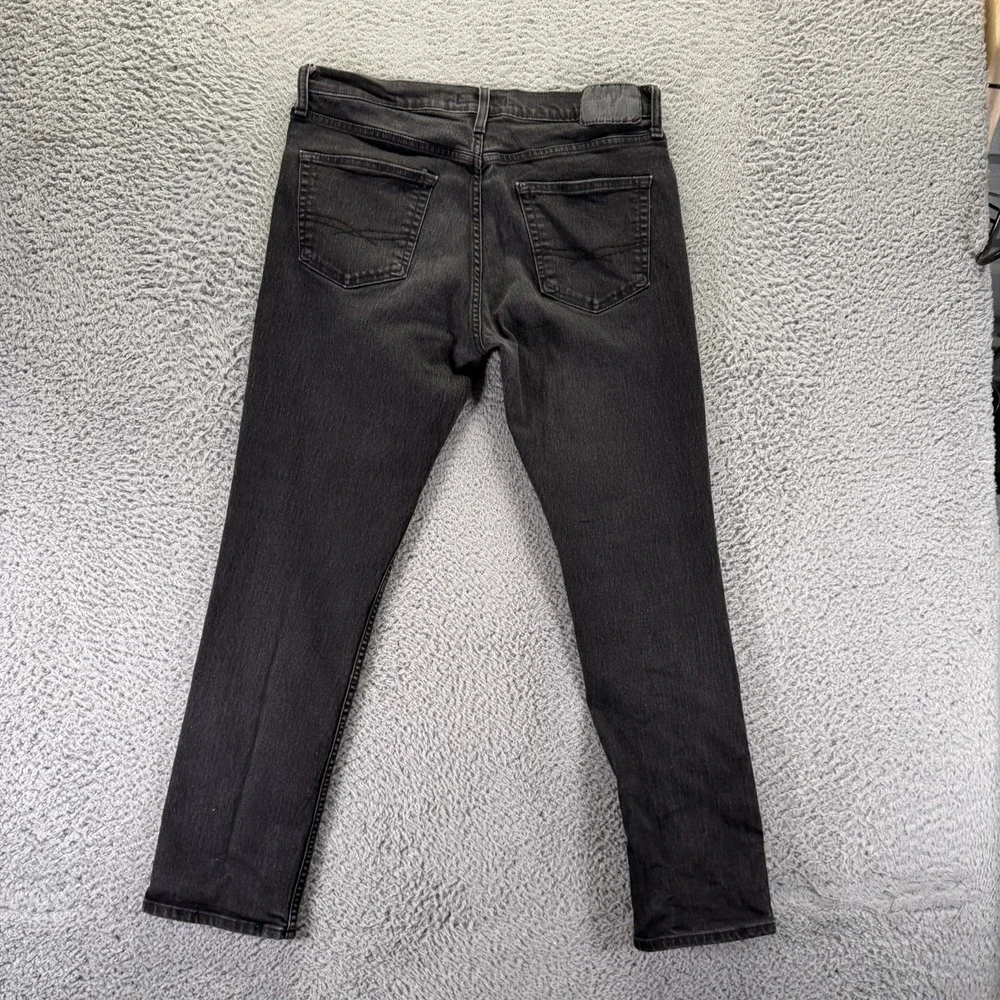 Signature By Levi's Jeans Men 34x30 Black Cotton Denim Straight Slim Fit Stretch